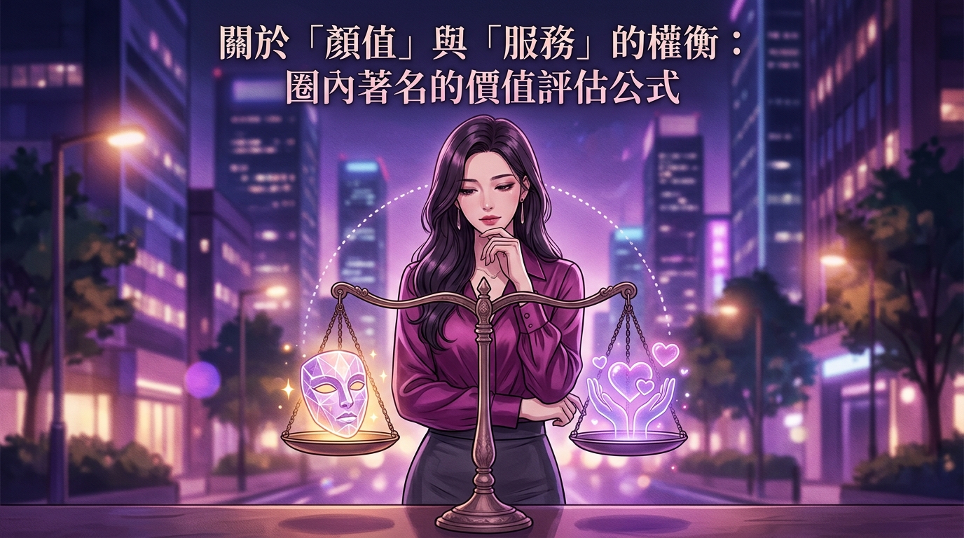 關於「顏值」與「服務」的權衡： 圈內著名的價值評估公式