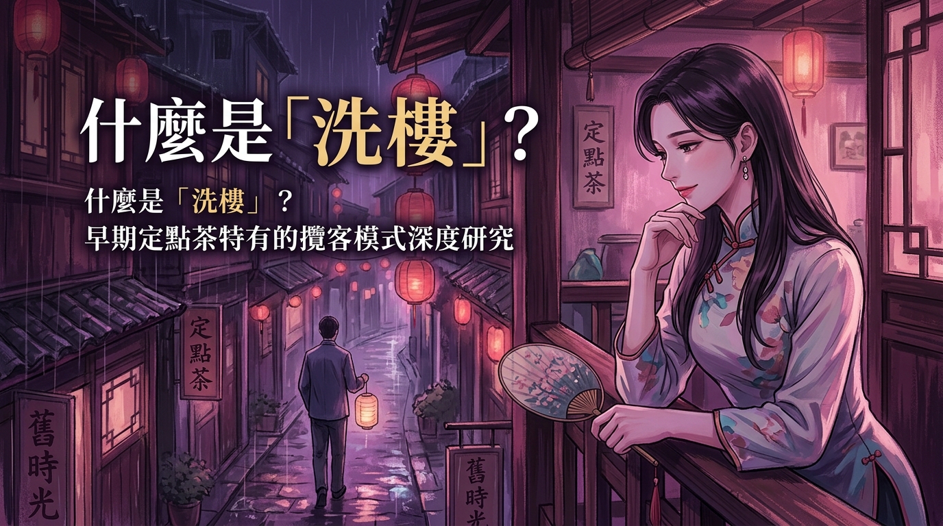 什麼是「洗樓」？ 早期定點茶特有的攬客模式深度研究