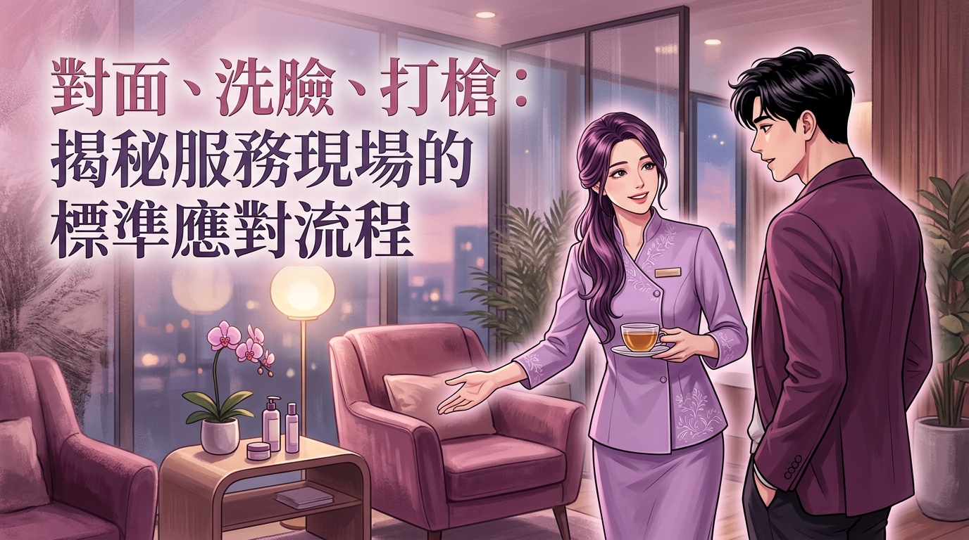 對面、洗臉、打槍： 揭秘服務現場的標準應對流程