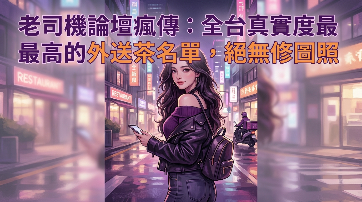 老司機論壇瘋傳：全台真實度最高的外送茶名單，絕無修圖照