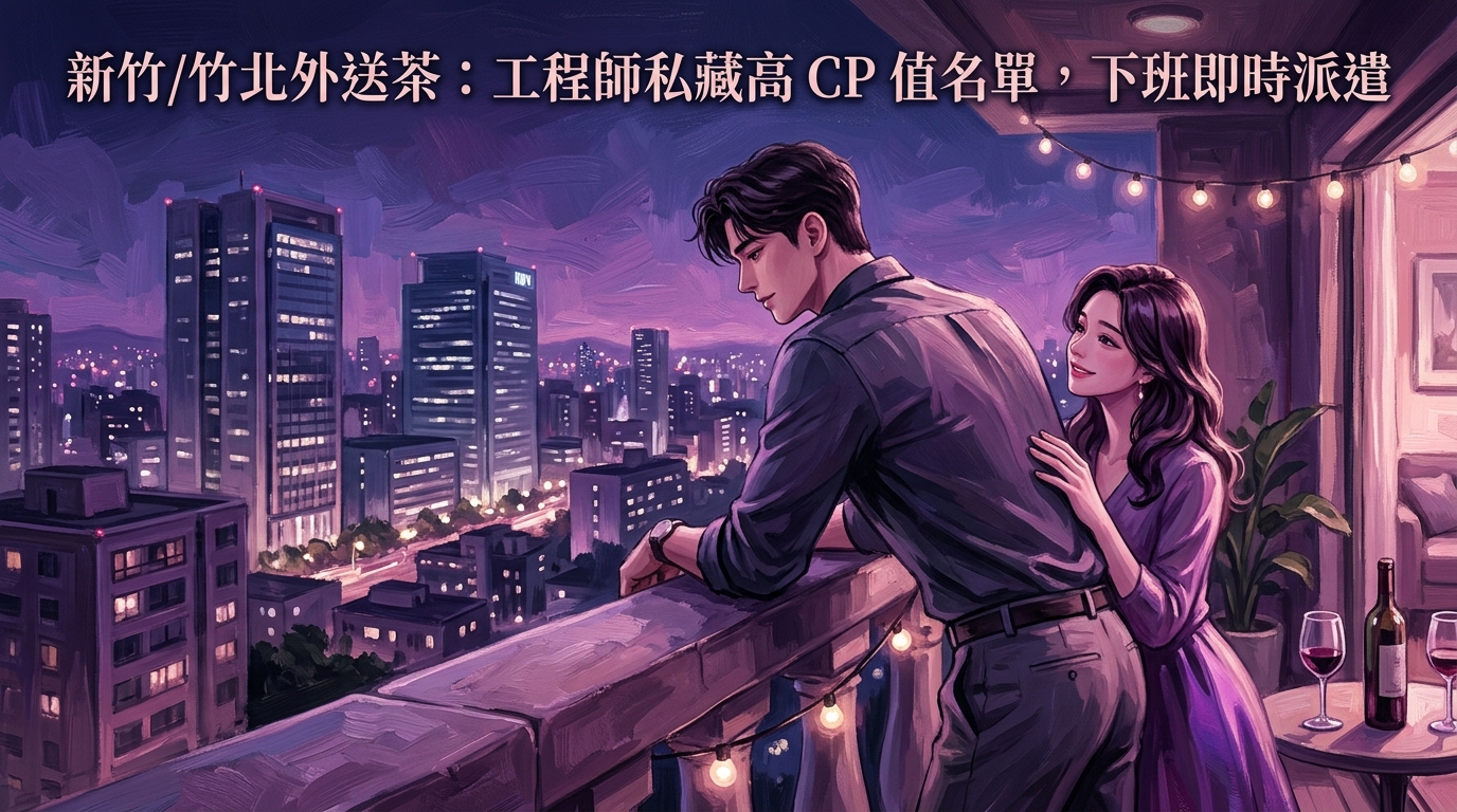 新竹/竹北外送茶：工程師私藏高 CP 值名單，下班即時派遣