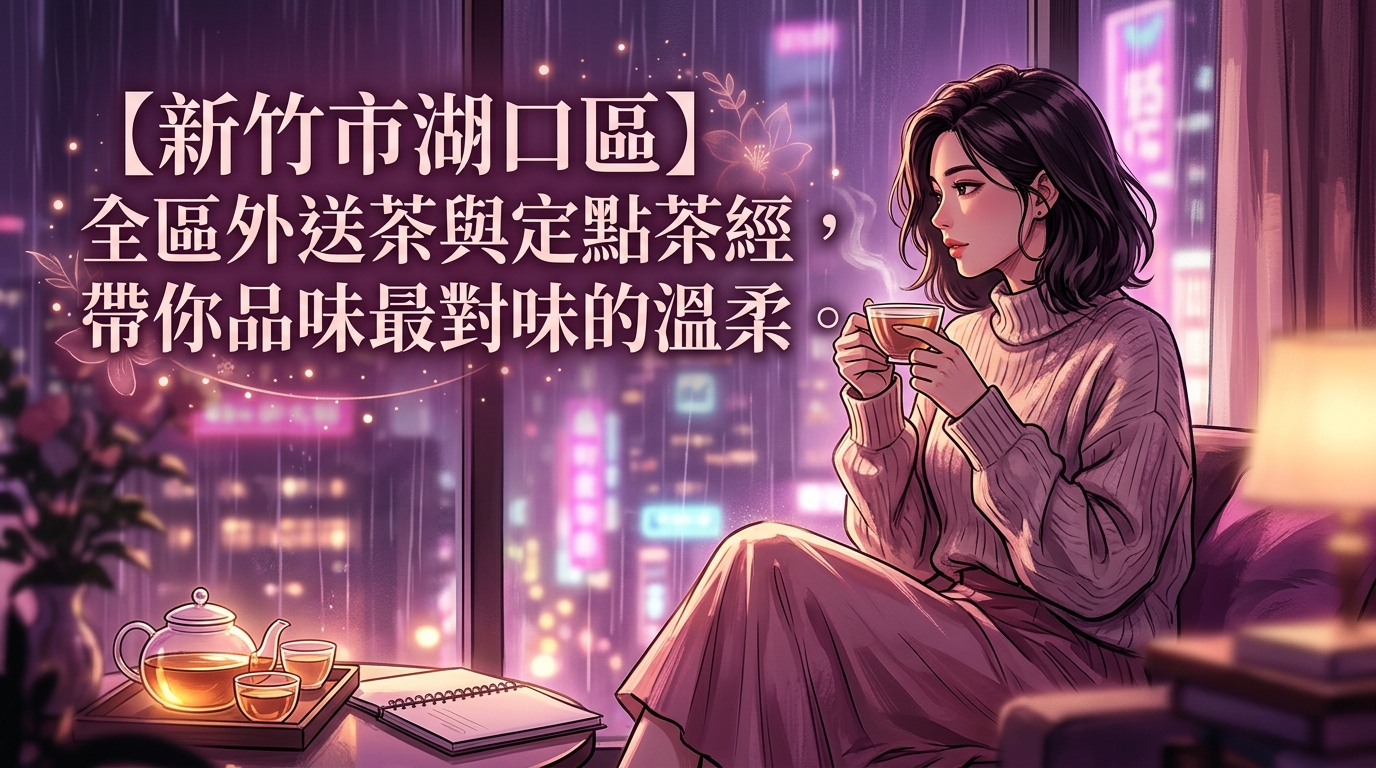 【新竹市湖口區】全區外送茶與定點茶經，帶你品味最對味的溫柔。